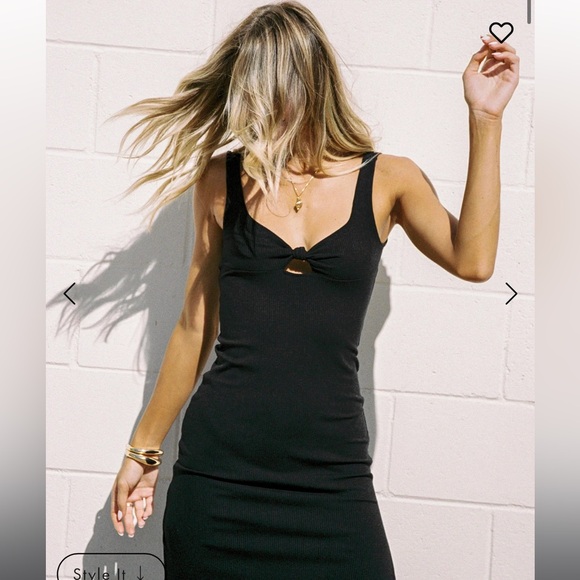 L*Space The Alexis Sleeveless Dress | Black | Small | NWT - Picture 4 of 11